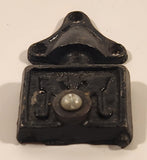 Vintage Ansonia Cast Iron Wall Clock Gong Base 2" x 3 1/4"