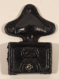 Vintage Ansonia Cast Iron Wall Clock Gong Base 2" x 2 7/8"