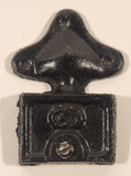 Vintage Ansonia Cast Iron Wall Clock Gong Base 2" x 2 7/8"