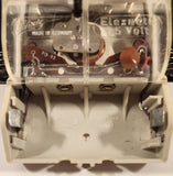 Vintage Mid-Century Schatz Elexacta Two (2) Jewels Unadjusted 1.5 Volt Battery Operated Clock Mechanism