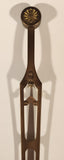 Vintage Mid-Century Schatz Elexacta Sun Sunburst Brass Clock Pendulum