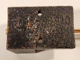 Cast Iron Chime Block 2 Hole with 1 Rod Clock Part