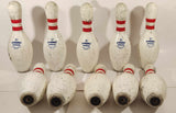 QUBICA AMF Amflite II USBC Approved 15" Plastic Coated Bowling Pins Full Set of 10 Made in U.S.A.