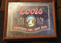 Vintage 1978 Coors America's Fine Light Beer Light Up Electric 20" x 25" Wall Sign