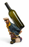 Ship Captain 5 3/8" Resin Bottle Holder Figurine