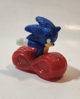 2022 McDonald's Sonic The Hedgehog 2 Movie Sonic 2 1/4" Tall Plastic Toy Figure