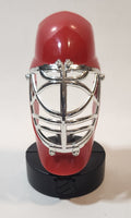 NHL Red Plastic 3 3/4" Tall Goalie Mask Toy