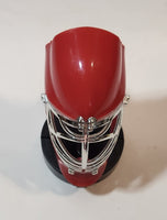 NHL Red Plastic 3 3/4" Tall Goalie Mask Toy