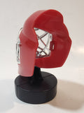 NHL Red Plastic 3 3/4" Tall Goalie Mask Toy