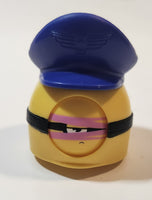 2022 McDonald's Illumination Minions The Rise of Gru Pilot Stuart 2 3/4" Tall Plastic Toy Figure