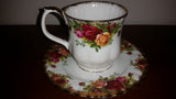 1960s Royal Albert Old Country Roses Tea Cup and Saucer Set - Treasure Valley Antiques & Collectibles