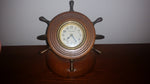 Antique Ship Wheel New Haven Nautical Desk Clock - Treasure Valley Antiques & Collectibles