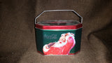 Collectible 2002 Santa Holiday Joy Zellers Coca Cola Coke Tin Box with Handles - Treasure Valley Antiques & Collectibles