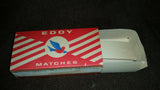 Vintage 1960-70s Eddy Redbird Matches Cardboard Advertising Empty Box Center Logo - Treasure Valley Antiques & Collectibles