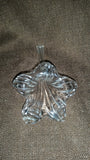 Vintage Crystal Glass Lily Shaped Flower Bud Single Stem Flower Vase - Treasure Valley Antiques & Collectibles