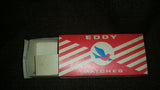 Vintage 1960-70s Eddy Redbird Strike Anywhere Matches Cardboard Advertising Empty Box Center Logo - Treasure Valley Antiques & Collectibles