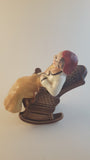 Vintage Norcrest Grandpa with Pipe in Rocking Chair Salt or Pepper Shaker Japan - Treasure Valley Antiques & Collectibles