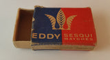 Vintage 1950s Eddy Sesqui Matches Pocket Size Empty - Treasure Valley Antiques & Collectibles