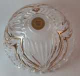 Vintage Princess House Germany 24% Lead Crystal Gold Trim Candy Dish With Lid - Treasure Valley Antiques & Collectibles