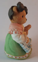 Cherished Teddies Girl With Basket of Bread Figurine France "Our Friendship Is Bon Appetit!" - Treasure Valley Antiques & Collectibles