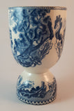 Vintage Delft Blue Large Egg Coddler Cup - Treasure Valley Antiques & Collectibles