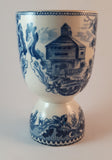 Vintage Delft Blue Large Egg Coddler Cup - Treasure Valley Antiques & Collectibles