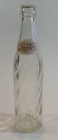 1962 Dual Logo Pepsi-Cola Pepsi 10 Fl oz. Clear Twist Soda Pop Bottle - Treasure Valley Antiques & Collectibles