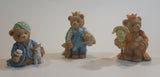 Cherished Teddies Three Kings Figurines Wilbur, Richard, Edward 1992 #950718 In Box - Treasure Valley Antiques & Collectibles