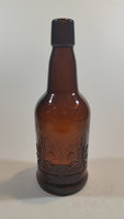 Vintage Amber Brown Wheat Embossed Glass Beer Bottle Anchor Hocking EZ Cap - Treasure Valley Antiques & Collectibles