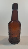 Vintage Amber Brown Wheat Embossed Glass Beer Bottle Anchor Hocking EZ Cap - Treasure Valley Antiques & Collectibles