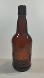 Vintage Amber Brown Wheat Embossed Glass Beer Bottle Anchor Hocking EZ Cap - Treasure Valley Antiques & Collectibles