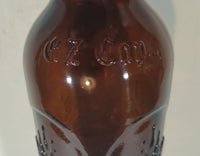 Vintage Amber Brown Wheat Embossed Glass Beer Bottle Anchor Hocking EZ Cap - Treasure Valley Antiques & Collectibles