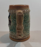 1950s German Oktoberfest Beer Stein Woman Playing Instrument with Man in Hat Made in Japan. - Treasure Valley Antiques & Collectibles