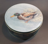 Vintage Mallard Duck Biscuits or Candy Round Storage Tin - Treasure Valley Antiques & Collectibles