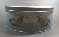 Vintage Mallard Duck Biscuits or Candy Round Storage Tin - Treasure Valley Antiques & Collectibles