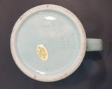 Vintage Enesco Japan Light Blue Embossed Coat of Arms Gold Trim Beer Stein - Treasure Valley Antiques & Collectibles