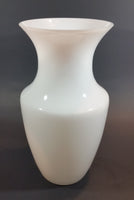 Vintage V. Nason & Co. Murano Italy White Vase Signed & Labelled - Treasure Valley Antiques & Collectibles