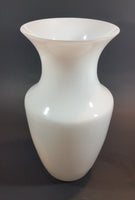 Vintage V. Nason & Co. Murano Italy White Vase Signed & Labelled - Treasure Valley Antiques & Collectibles