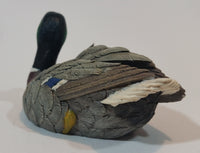 Vintage Very Rare Marshland Collectibles Small Mallard Duck Drake Raised Wing Decoy - Treasure Valley Antiques & Collectibles