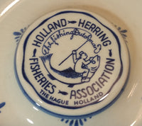 Ultra Rare Delfts Blauw Holland Herring Fisheries Association The Hague Holland Ashtray - Treasure Valley Antiques & Collectibles