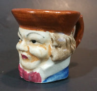 Vintage Mid-Century Miniature Toby Face Mug Colonial Man - Hand Painted - Treasure Valley Antiques & Collectibles