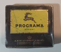 1970s Programa Export A.M. Hirschsprung & Sonner 20 Cigars Cigarettes Tin - Treasure Valley Antiques & Collectibles