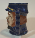 Vintage Rare Blue Handpainted German Sailor with Pipe Character Jug Stein - Treasure Valley Antiques & Collectibles