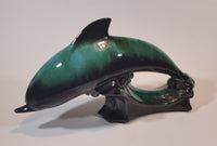 Beautiful 1970s Blue Mountain Pottery Dolphin Ornament - Treasure Valley Antiques & Collectibles