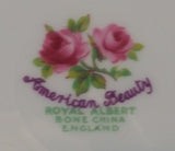 1950s Royal Albert American Beauty Pink Roses Side Salad Plate