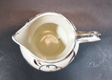 Antique 1920s Lancaster & Sandland English Ware Miniature Pitcher with Silver Trim Pat No. 448 - Treasure Valley Antiques & Collectibles