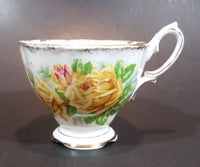 1950s Royal Albert "Tea Rose" Yellow Bone China Footed Tea Cup 839056