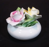 1960s The Princess Collection Bone China Handmade Floral Rose Bouquet - Staffordshire