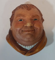 1981 Legend Products England "Friar Tuck" Head Face - Robin Hood Series - Wall Decor Chalkware - Treasure Valley Antiques & Collectibles