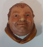 1981 Legend Products England "Friar Tuck" Head Face - Robin Hood Series - Wall Decor Chalkware - Treasure Valley Antiques & Collectibles